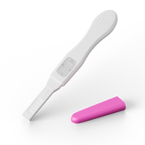 Rapid detection test for pregnancy diagnosis, 1 midstream test
